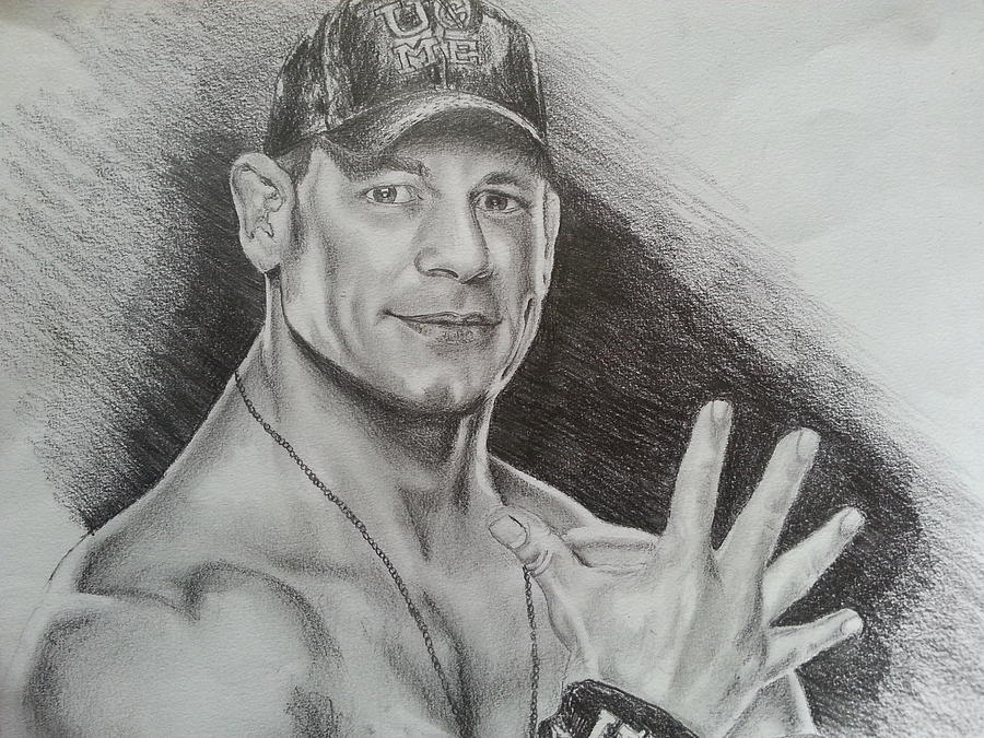 900x675 John Cena Drawing - John Cena Drawing