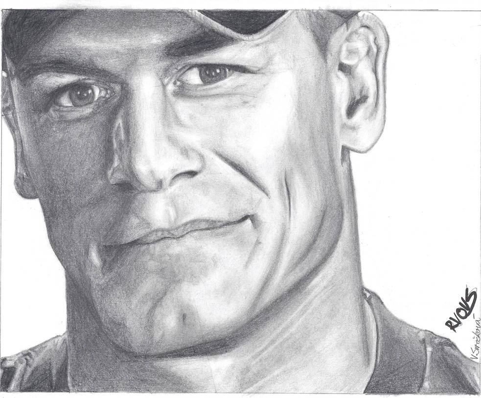 983x813 drawing john cena - John Cena Drawing