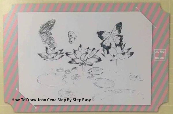 600x394 How To Draw John Cena Step - John Cena Drawing Step By Step