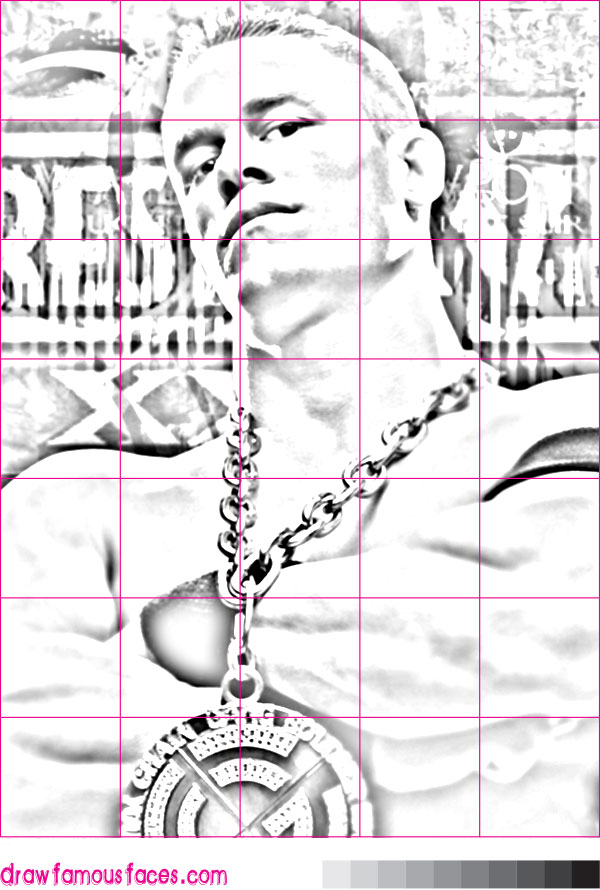 600x890 How To Draw Jon Cena Draw Famous Faces - John Cena Drawing Step By Step