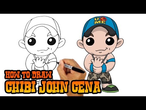 480x360 How To Draw John Cena - John Cena Drawing Step By Step