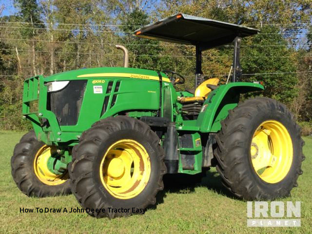 640x480 how to draw a john deere tractor easy - John Deere Drawings