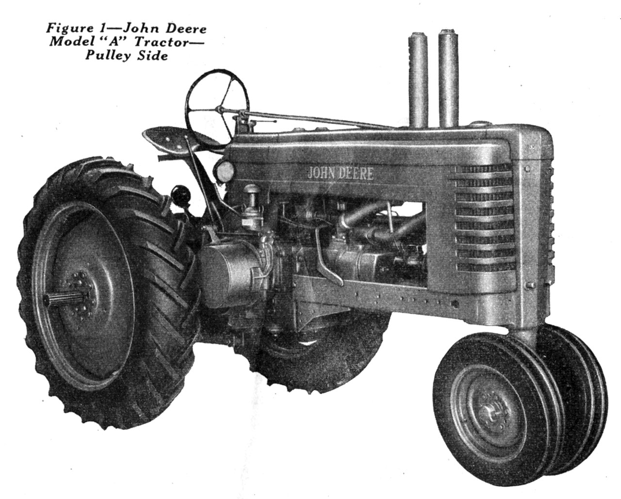1280x1029 John Deere Model A Tractor Small Farmer's Journal - John Deere Tractor Drawing