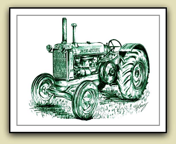 John Deere Tractor Drawing At Paintingvalley.com 