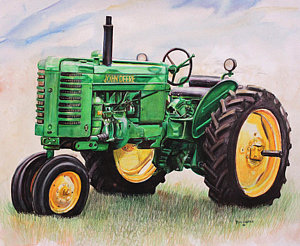 John Deere Tractor Drawing at PaintingValley.com | Explore collection ...