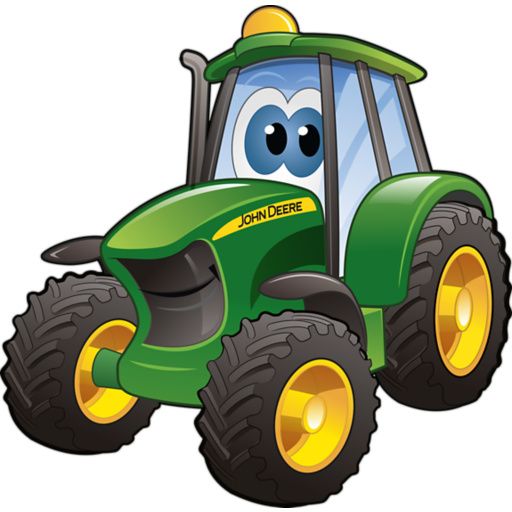 512x512 Tractor Cartoon - John Deere Tractor Drawing