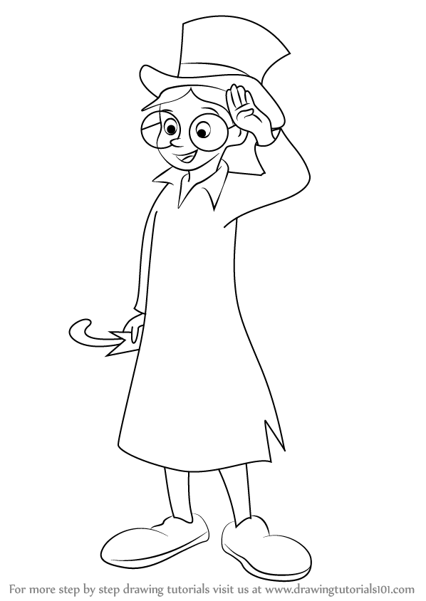 598x844 learn how to draw john darling from peter pan - John Drawing