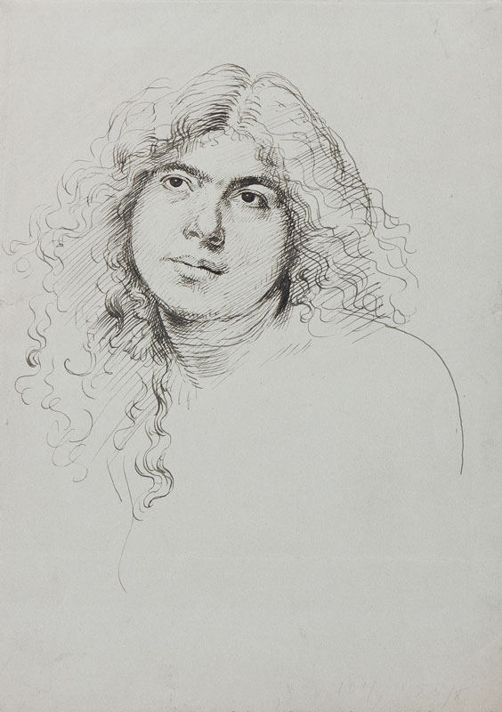 564x800 Augustus John - John Drawing