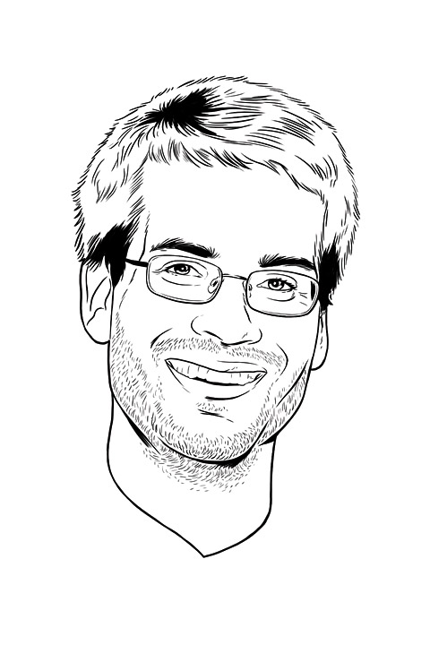 480x720 John Green Season's Readings Best Summer Books - John Green Drawing