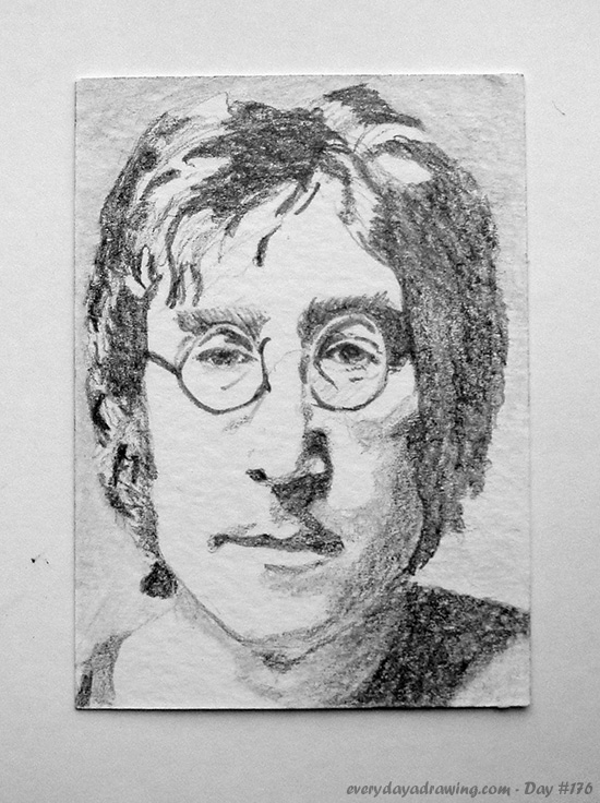 550x736 Day - John Lennon Drawings