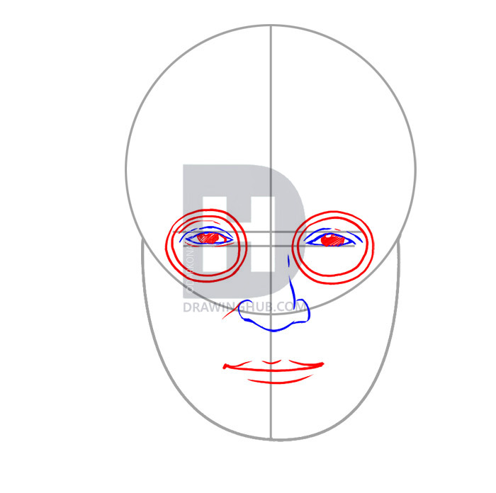 700x696 How To Draw John Lennon, Step - John Lennon Glasses Drawing