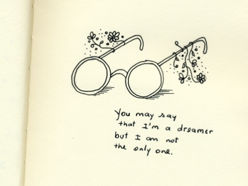 490x368 Joana Faria Uploaded - John Lennon Glasses Drawing