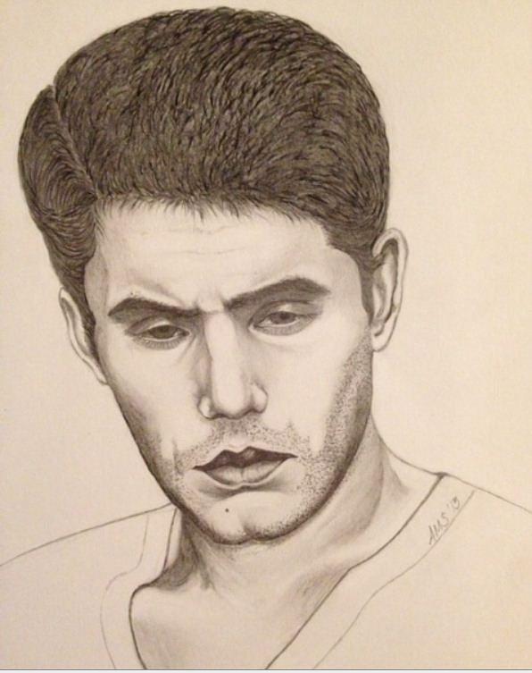 596x753 john mayer drawing - John Mayer Drawing