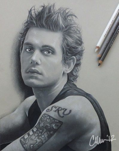 398x504 john mayer drawing - John Mayer Drawing