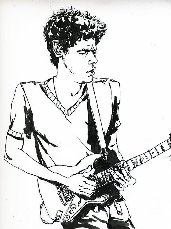 560x750 john mayer original drawing rich pellegrino art illustration - John Mayer Drawing