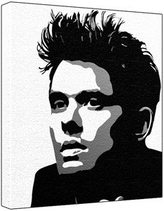 234x300 john mayer pop art painting - John Mayer Drawing