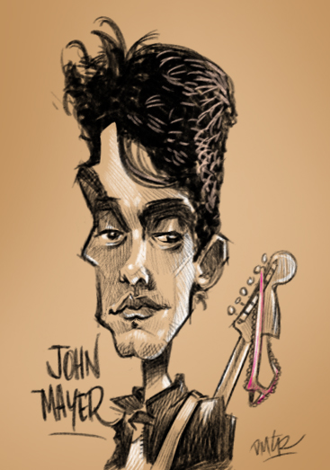 367x523 john mayer - John Mayer Drawing