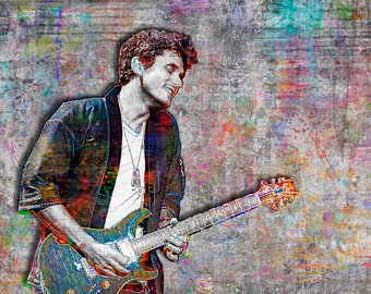 340x270 john mayer art etsy - John Mayer Drawing
