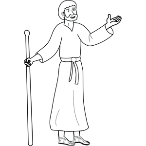 300x300 John The Baptist Coloring Page - John The Baptist Drawing