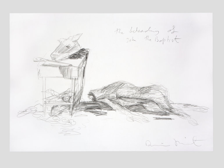 771x578 The Beheading Of John The Baptist - John The Baptist Drawing