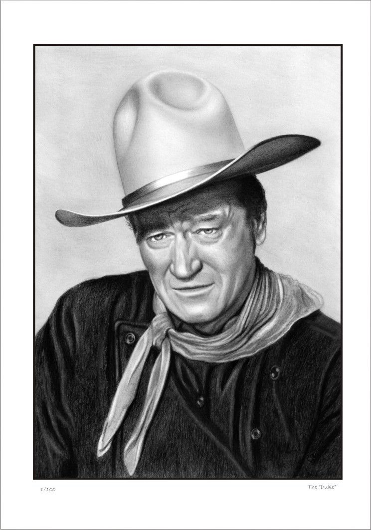 John Wayne Drawing At Paintingvalley.com 