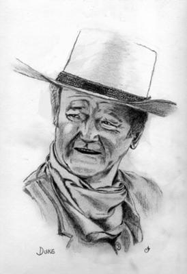 274x400 John Wayne - John Wayne Drawing