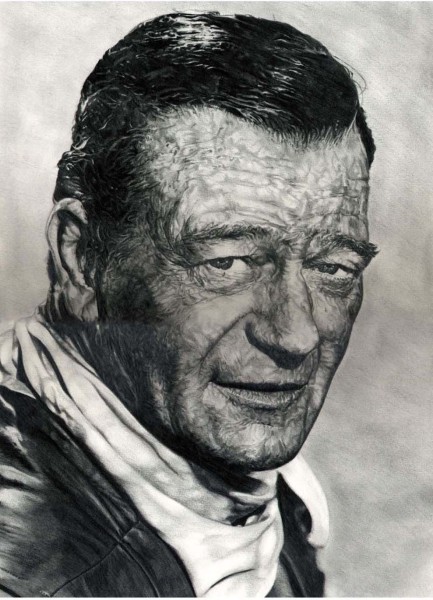 John Wayne Drawing at PaintingValley.com | Explore collection of John ...