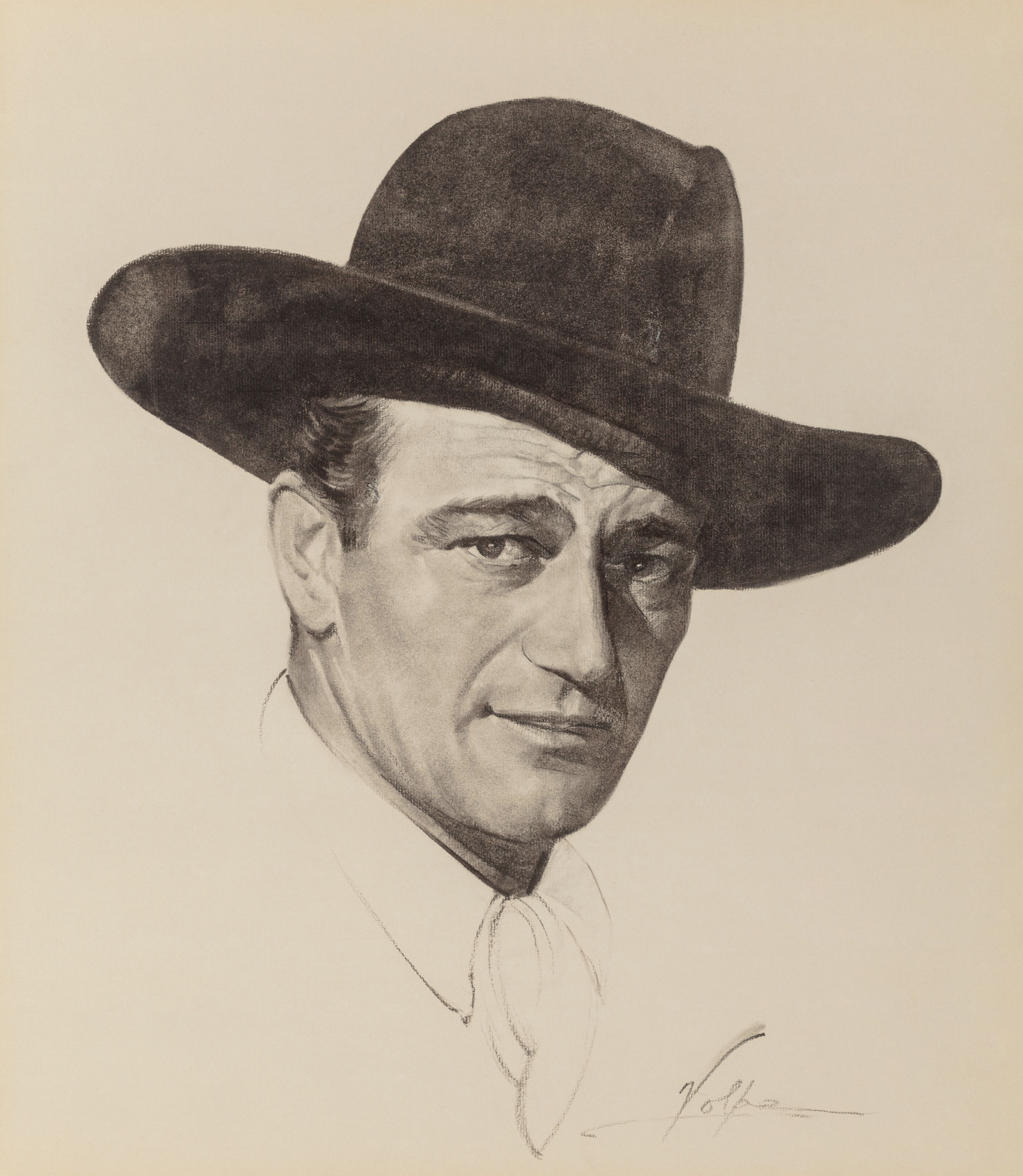 2610x3000  - John Wayne Drawing