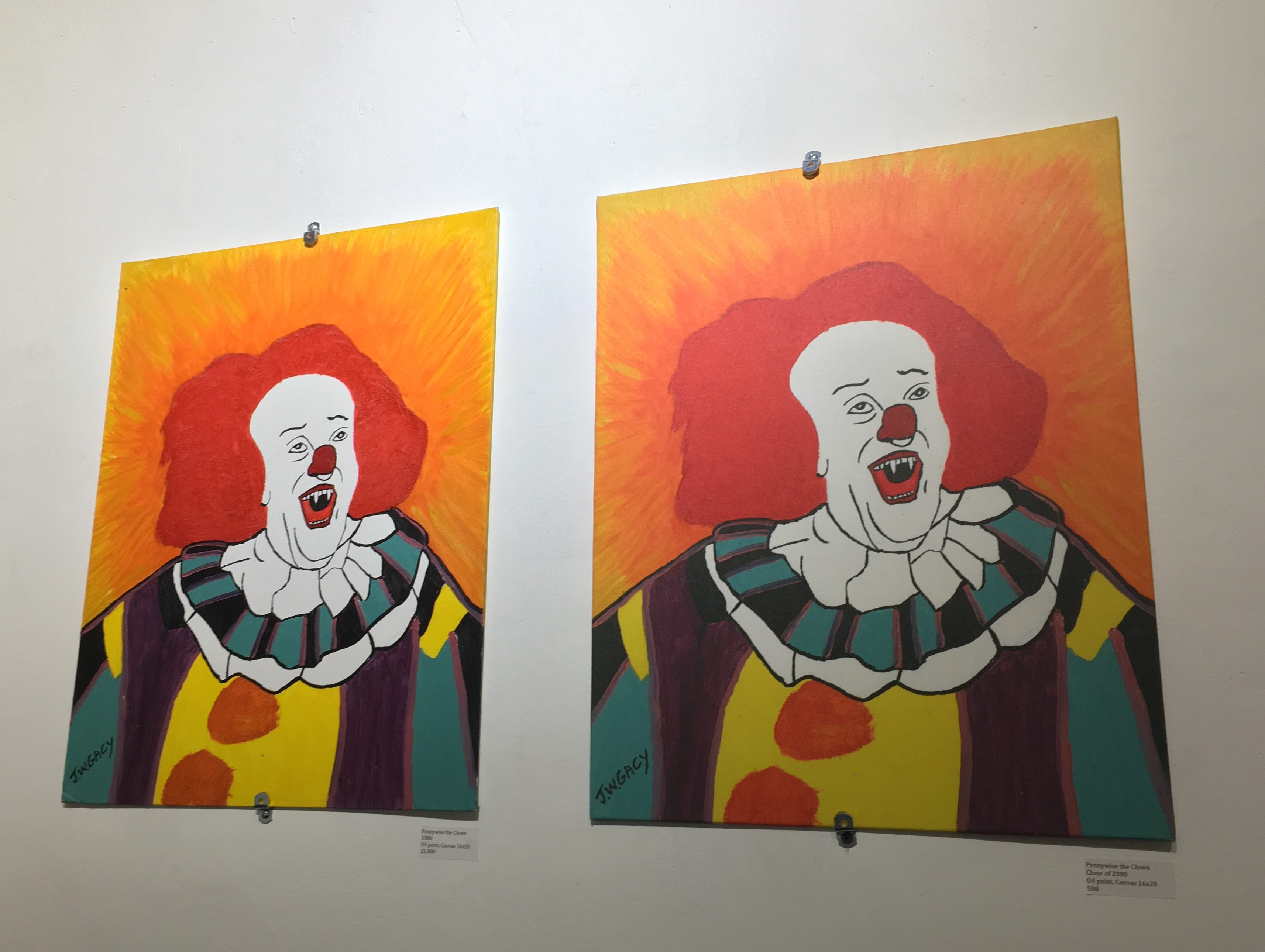 3427x2580 Serial Killer, Clown, Artist The John Wayne Gacy Art Show - John Wayn...