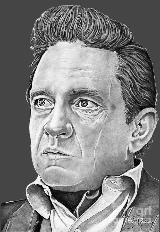 621x900 johnny cash drawing - Johnny Cash Drawing