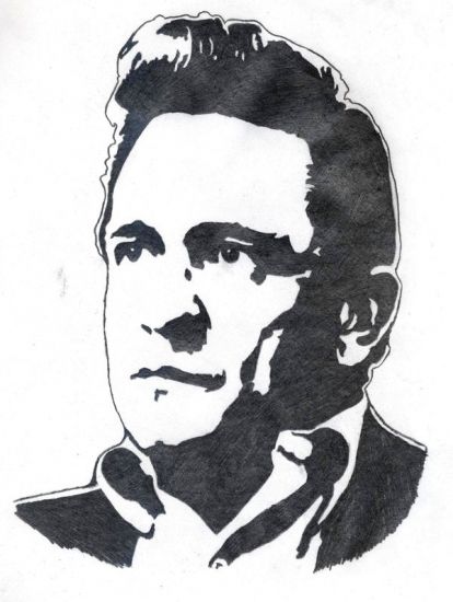 414x550 image result for drawing of johnny cash projects to try johnny - Johnny Cash Drawing