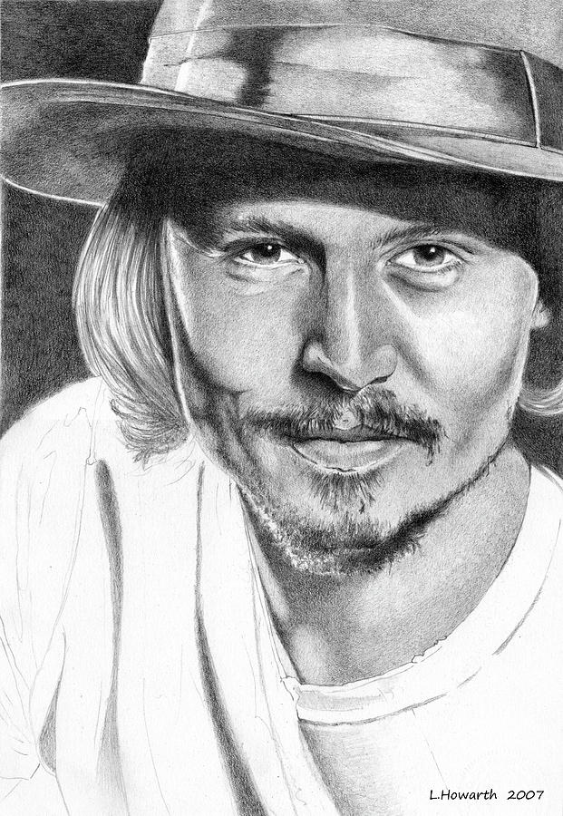 621x900 Johnny Depp Drawing - Johnny Depp Drawing