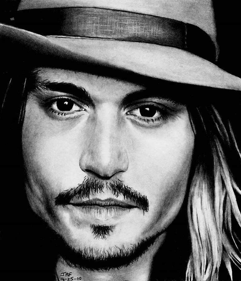 773x900 Johnny Depp Drawing - Johnny Depp Drawing