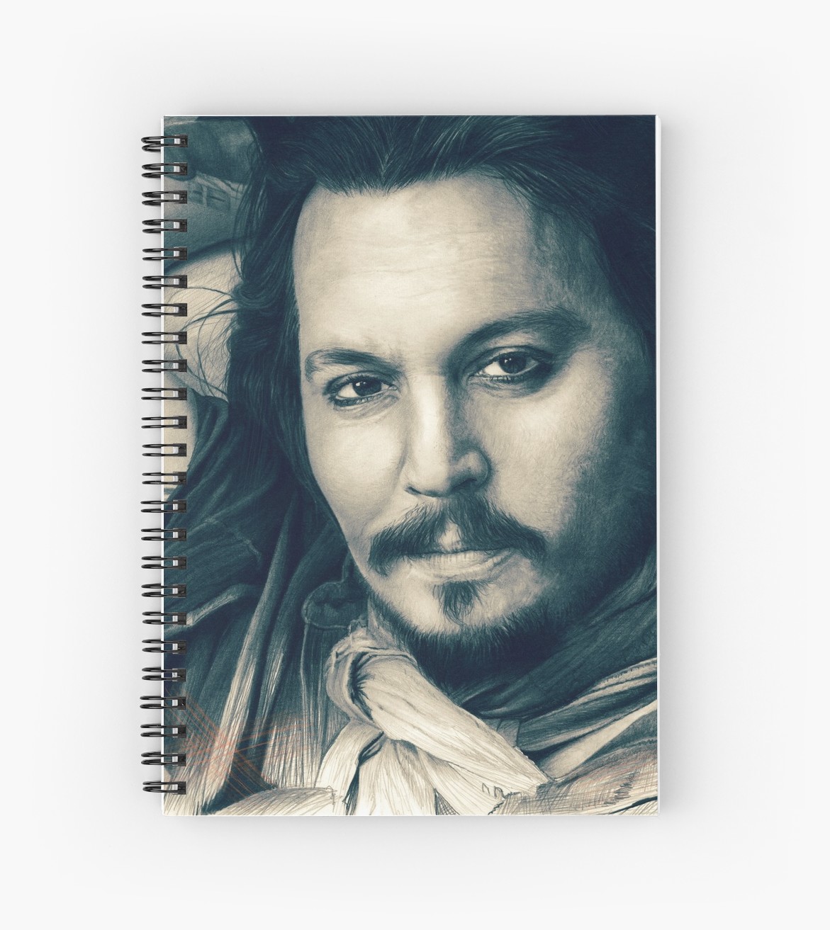 1171x1313 Johnny Depp Drawing Spiral Notebooks - Johnny Depp Drawing
