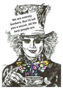 Johnny Depp Mad Hatter Drawing at PaintingValley.com | Explore ...