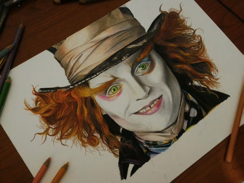 960x720 the mad hatter - Johnny Depp Mad Hatter Drawing