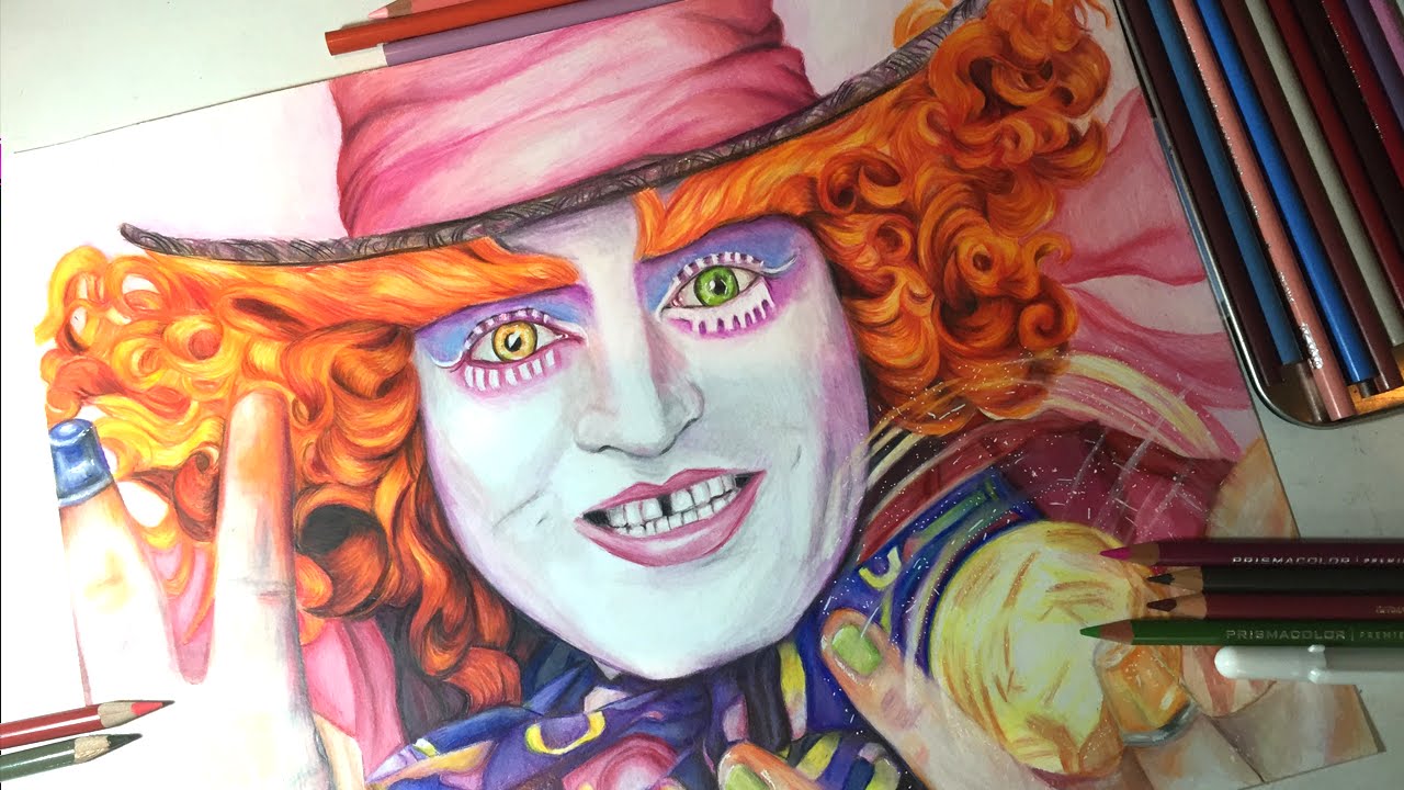 1280x720 drawing johnny depp as the mad hatter - Johnny Depp Mad Hatter Drawing