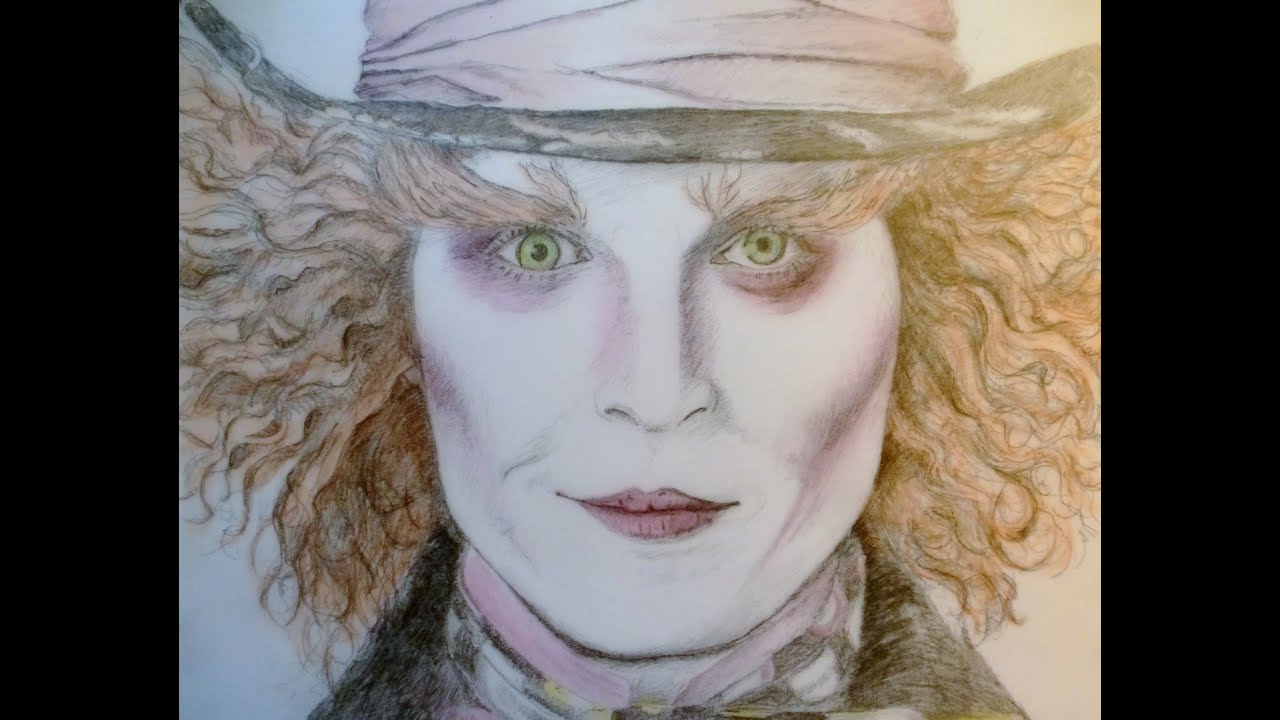 1280x720 drawing the mad hatter - Johnny Depp Mad Hatter Drawing