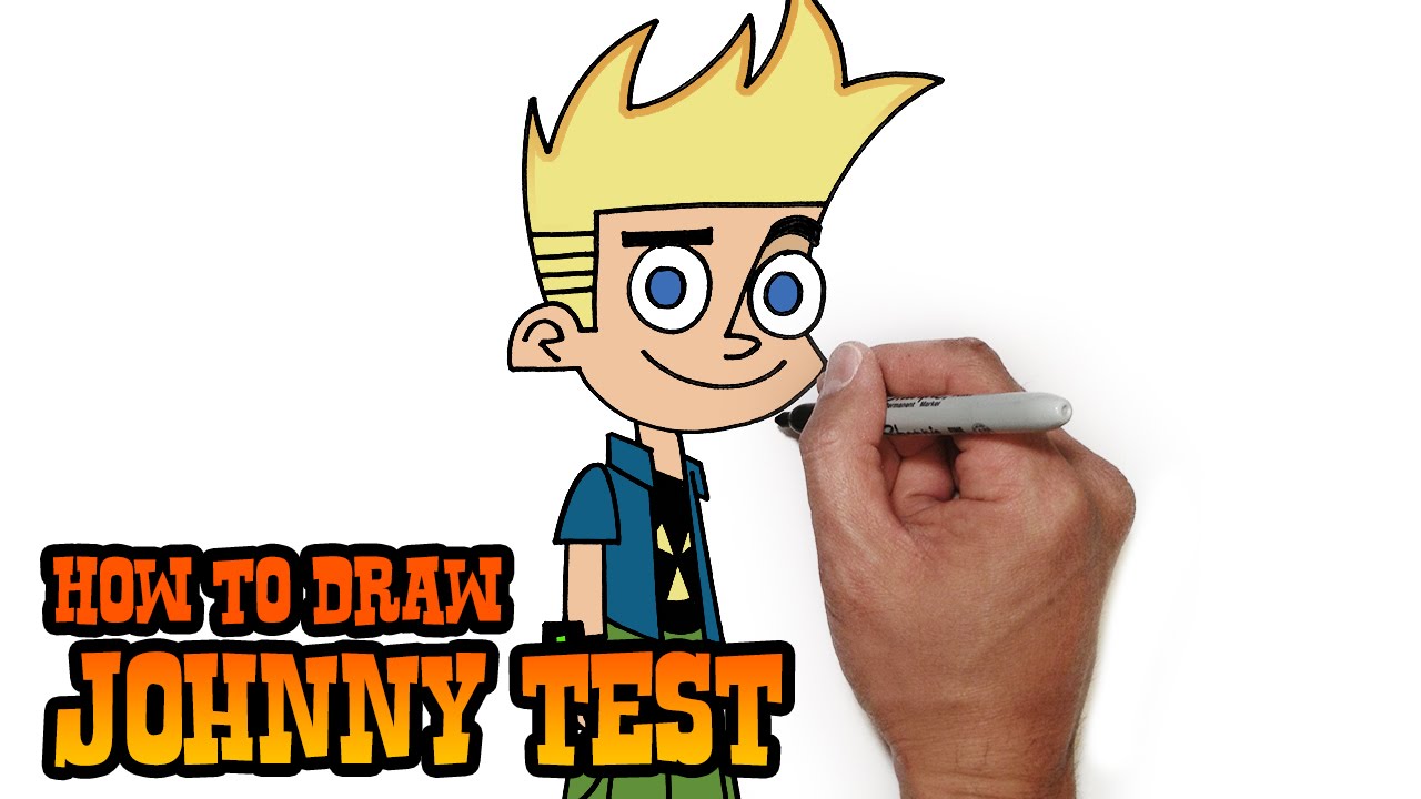1280x720 How To Draw Johnny Test Step - Johnny Test Drawing
