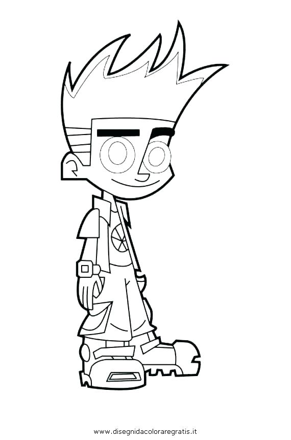 570x860 Johnny Test Coloring Pages And Free Within Plan - Johnny Test Drawing