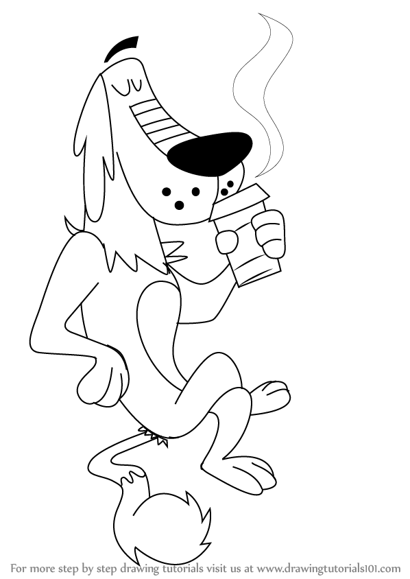 598x844 Learn How To Draw Dukey From Johnny Test - Johnny Test Drawing