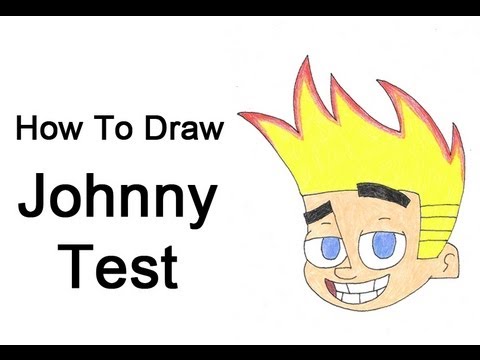480x360 How To Draw Johnny Test - Johnny Test Drawing