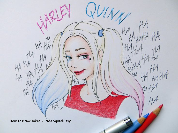 736x548 How To Draw Joker Suicide Squad Easy Best Harley Quinn Images - Joker And Harley Quinn Drawing