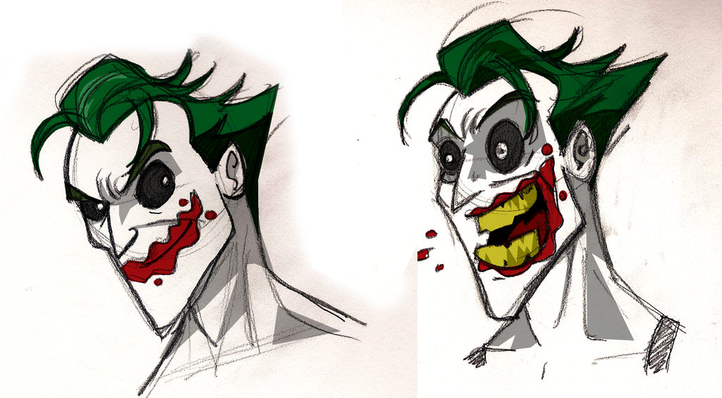1024x565 Huge Collection Of 'cartoon Joker Drawing' Download More Than - Joker Cartoon Drawing