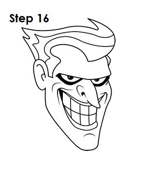 300x388 draw the joker step cuz i'm batman joker drawings, joker - Joker Cartoon Drawing