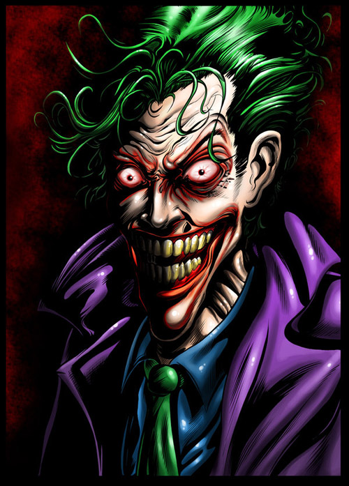 500x697 The Joker Comic Drawing Hd Wallpaper, Background Images - Joker Comic Drawing