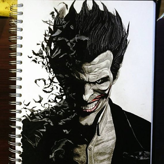 Joker Drawing at PaintingValley.com | Explore collection of Joker Drawing