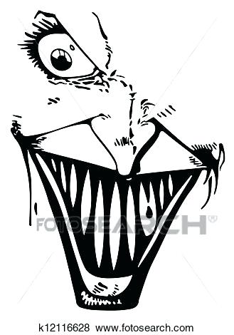 329x470 Joker Face Drawing Cartoon Bill Jowett - Joker Drawing Cartoon