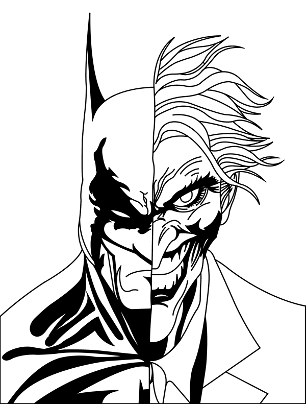 600x791 Sneer Drawing Joker Transparent Png Clipart Free Download - Joker Drawing Cartoon