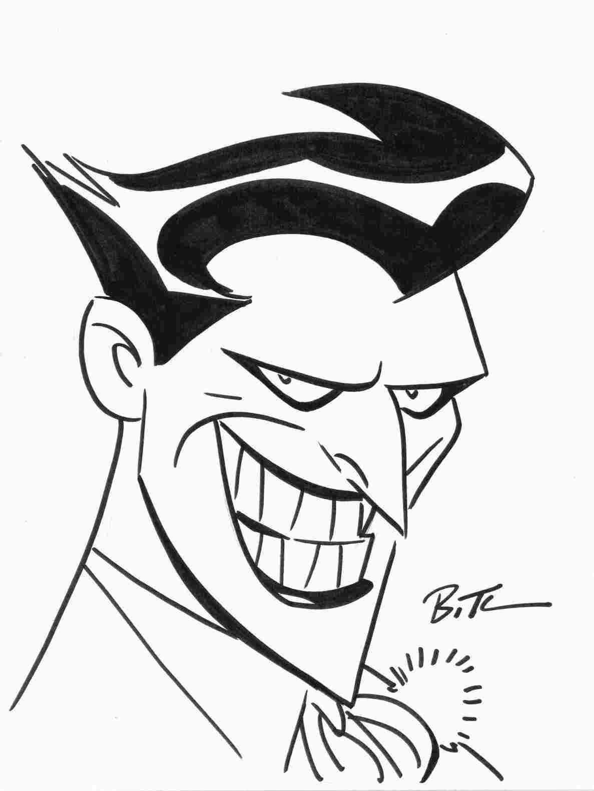 1187x1580 Momentsrhpopoptiqcom The Batman And Joker Drawing Cartoon Most - Joker Drawing Cartoon
